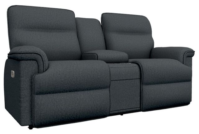 La-Z-Boy® Jay Marine Power Reclining Loveseat with Console, Headrest, and Lumbar-0
