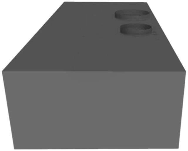 Vent-A-Hood® 60" Gunsmoke Wall Mounted Range Hood-3
