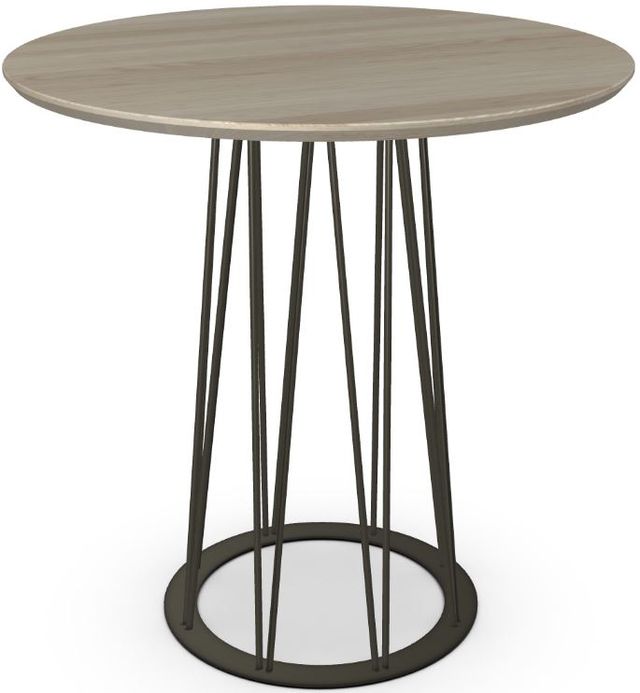 Amisco Customizable Calypso Solid Ash Bar Table with 42" Tabletop -3