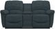 La-Z-Boy® Hayes Navy Power Reclining Loveseat with Power Headrest and Console-0