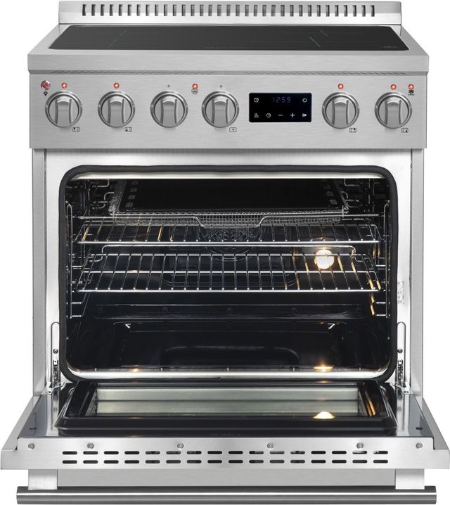 FORNO® Torino Series Alta Qualita 30" Stainless Steel Freestanding Induction Range-3