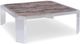 Century® Customizable Thomas O'Brien Phoenix Wood Top Square Coffee Table with Acrylic Base-2