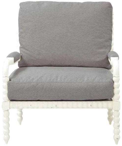 Bramble Customizable Cholet Arm Chair with Ottoman Set-2