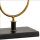 Chelsea House Lisa Kahn Black/Gold Leaf Loose Knot Lamp-1