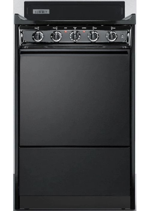 Summit® 20" Black Freestanding Electric Range-0