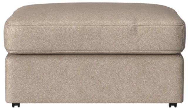 Flexsteel® Customizable Vail Leather Ottoman-3