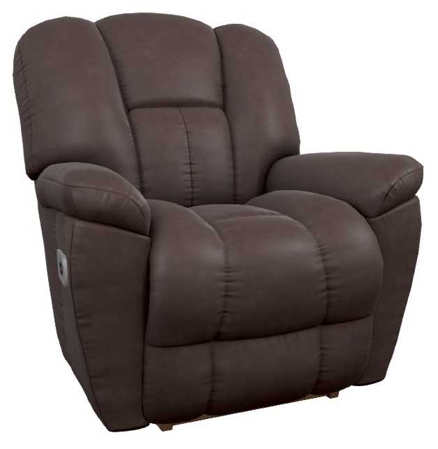 La-Z-Boy® Maverick Walnut Leather Power Rocking Recliner
