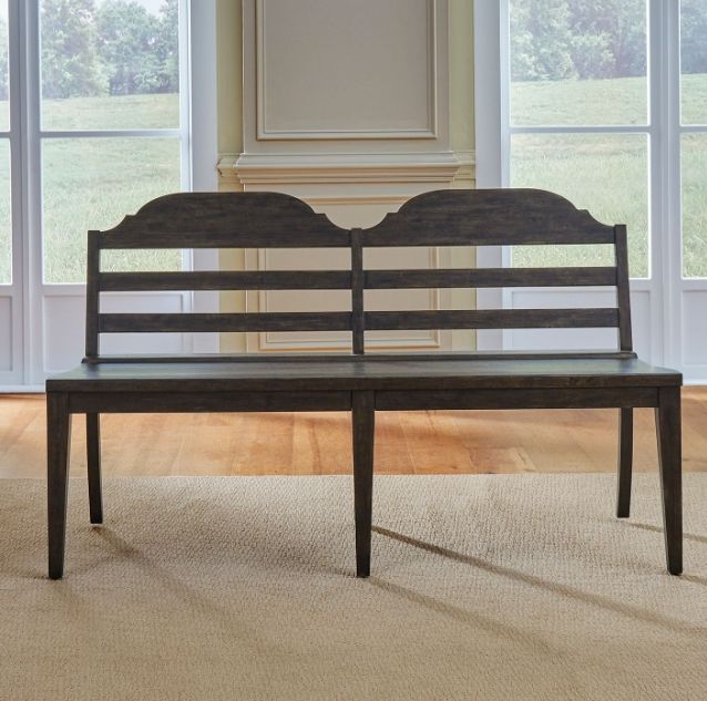 Liberty Furniture Paradise Valley Saddle Brown Dining Bench-1