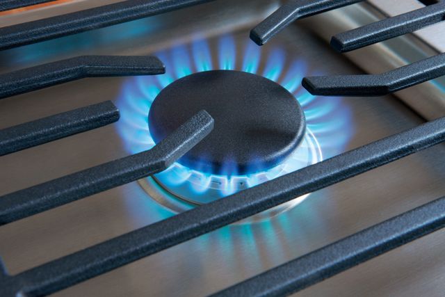 Wolf® 30" Stainless Steel Transitional Liquid Propane Cooktop-1