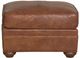 Vanguard® Furniture Customizable East Lake Leather Ottoman-0