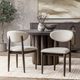 Classic Home Tiber 2-Piece Toasted Brown Upholstered Dining Chair Set-1