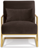 Korson Furniture Locklear Espresso Modern Lounge Chair-0