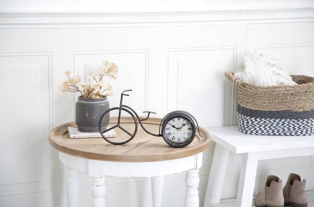 Deco Marche Black Bike Clock-4