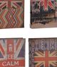 A & B Home 4-Piece Blue/Red/White Faux Book Set-1