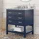 Furniture of America® Reston Blue 31" Vanity with Top/Sink-0