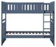 Homelegance® Nora Blue Twin/Twin Bunk Bed-3