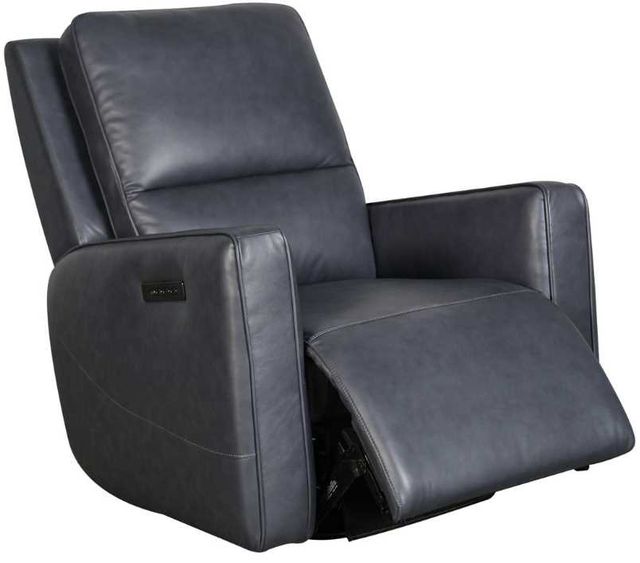Liberty Furniture Rolan Carmel Slate Leather Single Glider Zero Gravity Power Recliner-1
