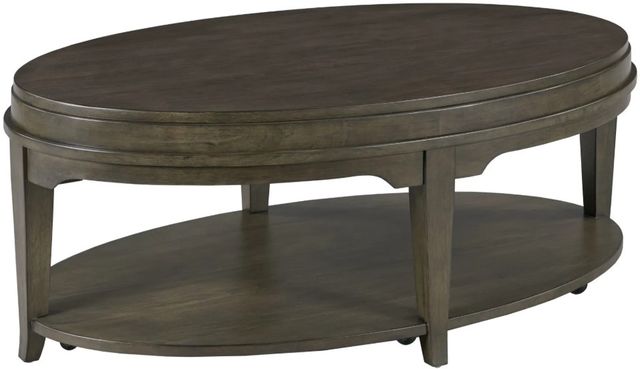 Hammary® Nicolette Hamilton Charcoal Oval Coffee Table-0