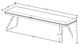 Coaster® Dodson Gray Upholstered Dining Bench-4