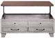 Steve Silver Co.® Bear Creek 3-Piece Honey Smoke/White Lift-Top Cocktail Set-1