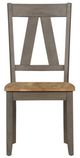 Liberty Furniture Lindsey Farm Gray/Sandstone Splat Back Side Chair-1