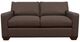 La-Z-Boy® Shiloh Cognac Leather Apartment-Size Sofa-1