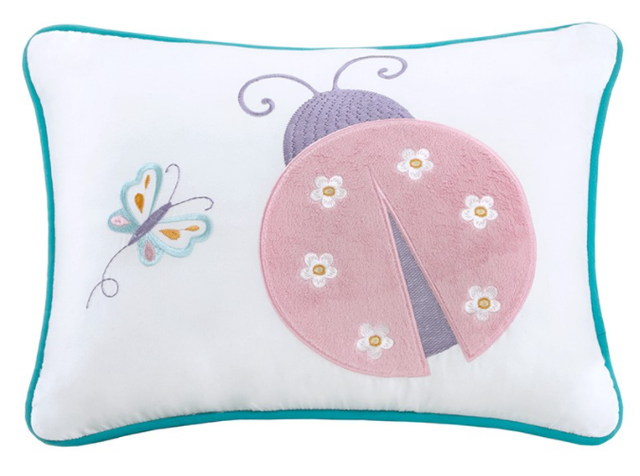 Olliix by Mi Zone Kids Fluttering Farrah Multi Twin Reversible Complete Coverlet and Sheet Set-2