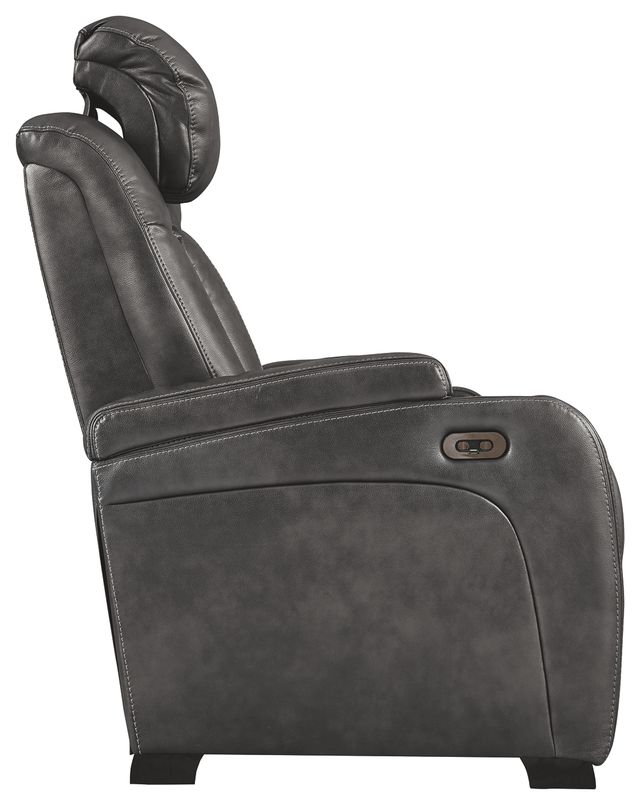 Signature Design by Ashley® Turbulance Quarry Power Reclining Loveseat-3
