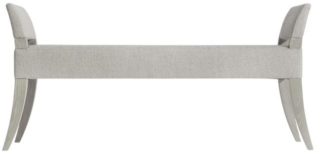 Bernhardt Cornelia Gray/Nebbia Upholstered Bench-2