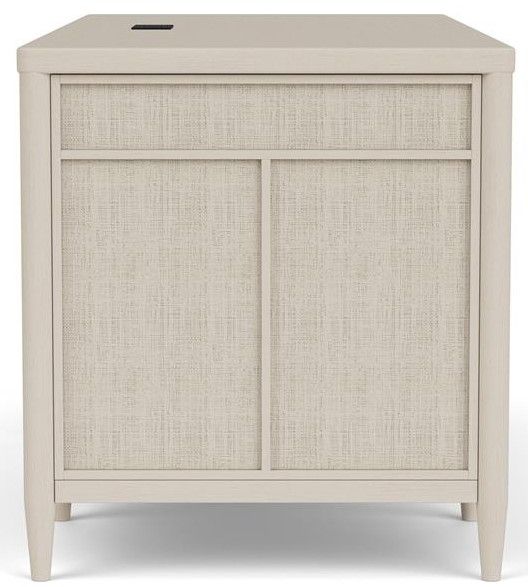 Riverside Furniture Maren White Sand Executive Desk-2