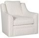 Vanguard® Furniture American Bungalow Nicholas Riddler Onyx Barrel Back Swivel Chair-0