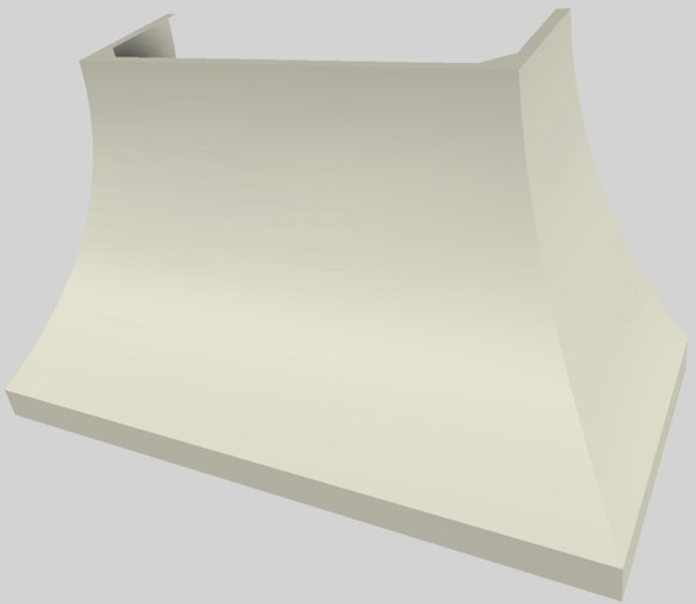 Vent-A-Hood® Designer Series 54" Biscuit Wall Mounted Range Hood-2