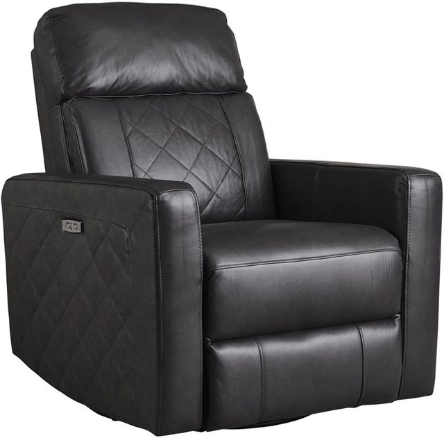 Westwood Design Soho Oxford Gray Power Glider Recliner-0