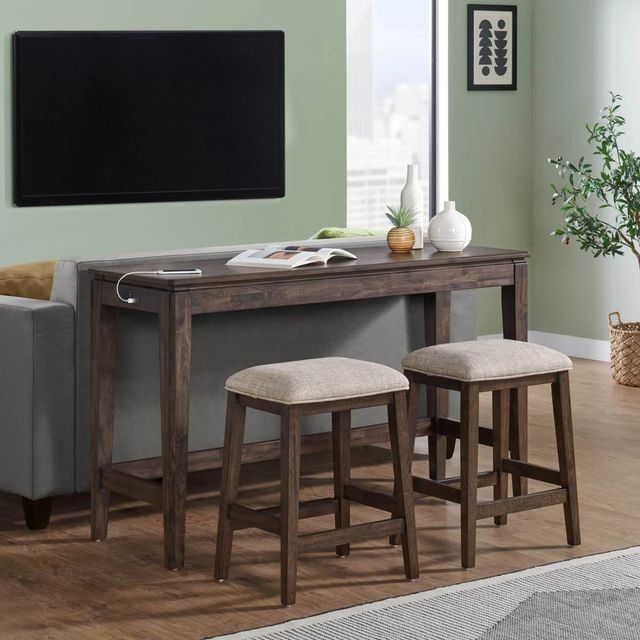 Intercon Kauai Brushed Mango Sofa Back Table-1
