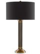 Currey & Company Pilum Antique Brass Table Lamp-0