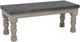 Vintage Furniture Mansion Big Leg Bench -0