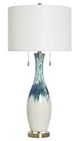 StyleCraft Ceramic Wave Table Lamp-0