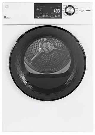 GE® 4.1 Cu. Ft. White Electric Front Load Dryer