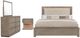 Coaster® Kenora 4-Piece Barley Brown Eastern King Bedroom Set-0