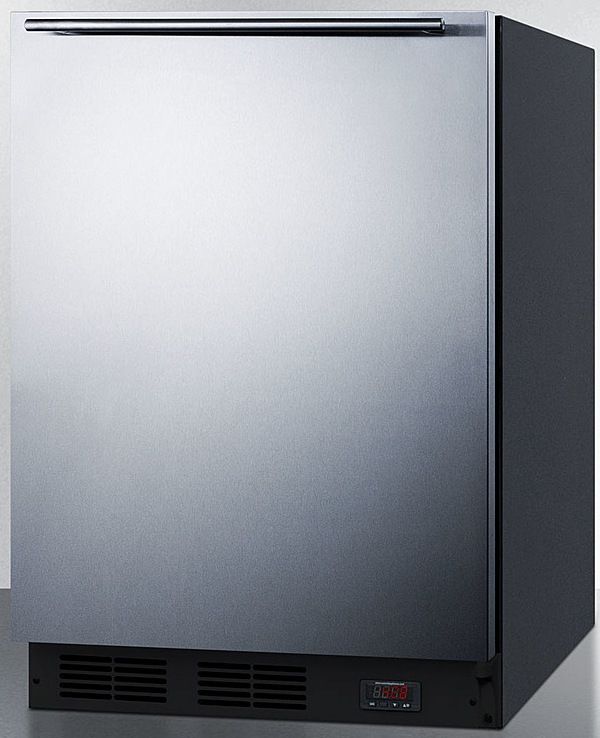 Summit® 5.5 Cu. Ft. Stainless Steel Compact Refrigerator-1