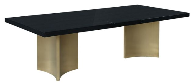 Meridian Furniture Immerse Black/Gold Dining Table-2