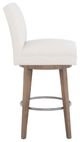 Fairfield® Customizable Entree Dining Straight Short Back Swivel Bar Stool-2