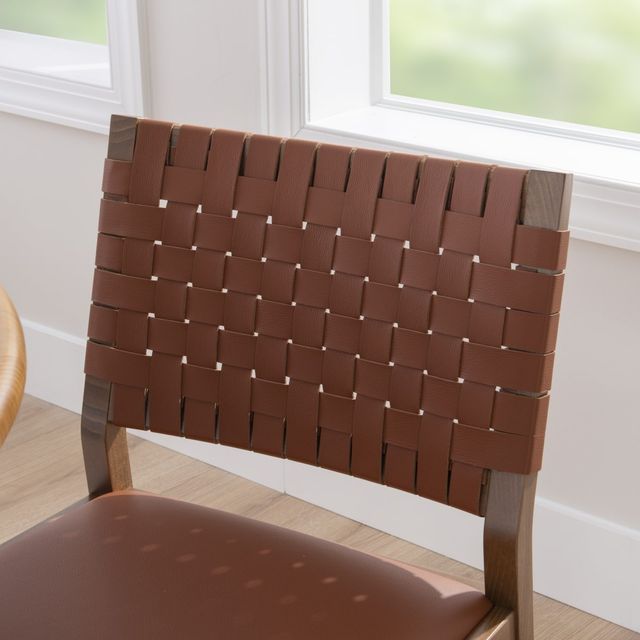 Linon Gustavo Brown Dining Chair-4