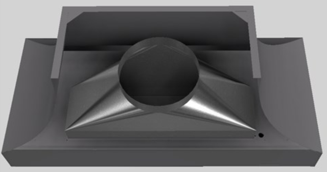 Vent-A-Hood® Designer Series 54" Gunsmoke Wall Mounted Range Hood-2