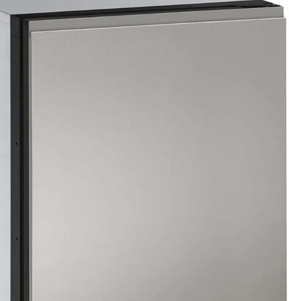 U-Line® 24" Stainless Euro Style Handle Less Solid Panel-1