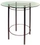 Trica Astro Glass Top Round Bar Height Dining Table-0