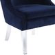 TOV Furniture Myra Blue Velvet Chair-4
