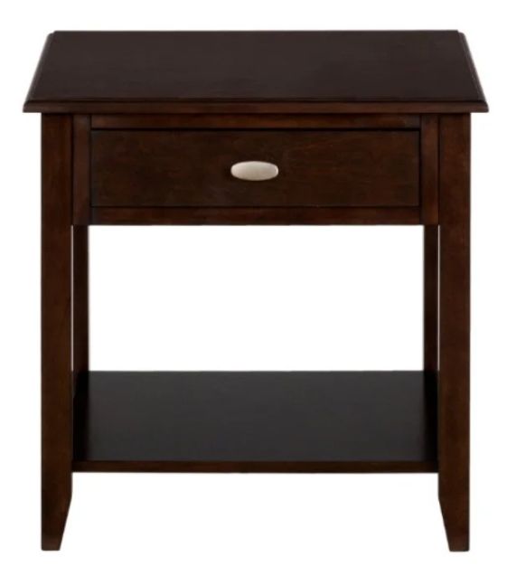 Jofran Inc. Merlot Brown End Table-2