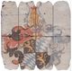 A & B Home 2-Piece Multi-Colored Wooden Wall Plaque Set-2