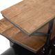 Jofran Inc. Glory Days Black/Brown/Red Woody Vintage Bar-4